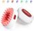 7-1 Red Light Hair Brush Comb | Vibrating Electric Red Light Scalp Massager + Oil Applicator for Fuller-Looking Hair Care | Scalp Massage for Head Spa | Portable, Cordless & Waterproof
