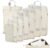 Percover Compression Packing Cubes for Travel, 8-Piece Structured Compression Organizer Set with Laundry Bag & Shoe Bag for Carry-On & Checked Luggage, Beige