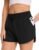 GAYHAY Running Shorts for Women – Athletic Quick Dry Sports Womens Shorts High Waisted Gym Workout Black Shorts with Pockets