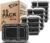 Freshware Meal Prep Containers with Lids 28 oz [15 Pack] 2-Compartment Food Storage Containers, Bento Box Lunch Containers, BPA Free, Airtight, Stackable, Reusable, Microwave/Dishwasher/Freezer Safe