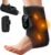 Foot Massager for Neuropathy Plantar Fasciitis Pain Relief, Cordless Heated Vibrating Wrap-Around Ankle Feet Massager,3 Modes,6 Heat Levels,Adjustable Timer,Portable for Home Travel (Black)