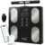 Body Pod Scale, Smart Scale with BMI Body Fat Muscle Mass, 8-Electrode High Precision Digital Bathroom Composition Analyzer with 12.2″ Large Platform and 4.8″ Display