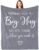 Pubrave Get Well Gifts for Women/Men, Birthday/Inspirational/Sympathy/Thinking of You Gifts for Women/Men/Daughter/Son/Mom/Dad，Feel Better Healing Blanket Grey 60x50in
