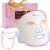 Red Light Therapy for Face Mask, 4-Color LED Spectrum Mask, 850nm Infrared & Red Light Masks 3 Gears Energy Adjustment LED Skincare Mask for Home and Travel