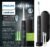 Philips Sonicare ProtectiveClean 5300 Rechargeable Electric Toothbrush, with Pressure Sensor, 3 Cleaning Modes, SmarTimer and QuadPacer, with 2 Bonus Brush Heads, Travel Case, Black, Model HX6423/34
