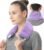 Neck Heating Pad Microwavable Weighted Microwave Heating Pad Neck Wrap for Shoulder Back Pain Relief, Machine Washable Cover, Warm Rice Bag Pack for Cramps, Hot Cold Therapy 1.5 LBS Lavender Scented
