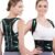 Posture Corrector for Women and Men, Full Back Brace Support with Adjustable Shoulder Straps, Shoulder and Back Straightener Posture Correction, Upper and Lower Back Pain Relief ( Black, Medium)