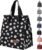 TELLUMO Black Daisy Lunch Bag, Insulated Cute Lunch Bags for Women, Small Reusable Leakproof Lunch Box Tote Container for Work Office Travel Beach