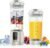Portable Blender for Smoothies and Shakes, 18oz Rechargeable Electric Personal Juicer Cup with Dual Mode, 6 Sharp Blade Drink Mixer Bottle with Leakproof-Lid & Sip Spout for Kitchen/Travel/Gym (White)