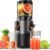 Juicer Machines, Cold Press Juicer with 6″ Extra Wide Chute, 90oz Capacity, Powerful AC Brushless Motor, High Juice Yield, Quiet Low db, BPA-Free Juicer Press For Whole Vegetables & Fruits