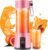 12 Oz Cordless Portable Personal Size Blender – Mini Blender Make Smoothies and Shakes, Cordless Lightweight Rechargeable, Freshly Squeezed in Picnic/Sports/Home