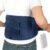 Comfytemp Cordless Heating Pad with Massager for Back, Portable Lower Back Massager FSA Eligible HSA Rechargeable Wireless Electric, Birthday Gifts for Women Men Mom Dad Seniors 3 Heat 30Auto-Off Blue