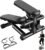 Mini Stair Steppers with Resistance Bands for Exercise at Home, Portable Exercise Twist Stepper Machine for Full Body Workout, Hydraulic Fitness Stepper with LCD Monitor, Black