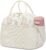 Carry bloom Lunch Box for Women, Insulated Lunch Bag Cute Corduroy Lunchbox Reusable Tote Bags for Work (beige corduroy)