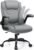 Leather Office Chair, PU Home Computer Desk Chairs with Ergonomic Back Support, 360°Swivel Free，Small Gaming Chair with Wheels and Adjustable Armrests, for Short People Use