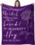 Get Well Gifts for Women After Surgery – Hug Blanket – Thinking of You Gift for Mom Friend Sister – Feel Better Inspirational Gifts for Women – Get Well Soon Gift – Purple Sunflower Blanket 50″x60″