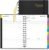 Daily Planner 2026-2027, 18-Month Weekly and Monthly Calendar Planner, January 2026 – June 2027, Planning Agenda Book with Laminated Tabs, Flexible Cover, 100GSM Thick Paper, A5 Size,Black
