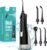 COSLUS Water Dental Flosser Teeth Pick C20: ADA Accepted, Portable Cordless Oral Irrigator 300ML Rechargeable Travel Irrigation Cleaner IPX7 Waterproof Electric Flossing Machine for Teeth, Black