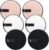 6 PCS Reusable Makeup Remover Pads, Double-Sided Makeup Cloth Microfiber Puffs, Face Wash Cloth Round Facial Cleansing Puffs for Women Mascara Eye Shadow Foundation Remover Pad