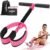 2026 Upgraded Durable Pedal Resistance Band with Handle, Thickened Latex Tubes and Soft Foam Fabric Foot Pedal, Sit Up Exercise Equipment for Abdomen, Waist, Arm, Core/ABS, Leg, Physical Therapy