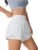 Women’s Athletic Running Shorts High Waisted with Pockets, Women 3″ Workout Dolphin Gym Yoga Beach Shorts