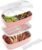 Bentgo Classic – Adult Bento Box, Stackable 3-Compartment Lunch Box with Removable Utensil Set and Sealing Strap, BPA-Free, Food Container Ideal for Meal Prep, Work, and On the Go (Blush Marble)