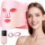 WAYCOM Red Light Therapy for Face: FDA-Cleared Portable LED Light Therapy Mask for Skincare – 400 LEDs 850nm Infrared & Blue Red Light Therapy at Home with Rechargeable Timing Function Remote