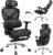 Freepub Ergonomic Mesh Office Chair, Home Desk Chair with Adjustable Lumbar Support, 3D Headrest and Armrests, Reclining Big and Tall High Back Computer Gaming Chair for Man Women, 350lbs, Black