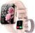 Smart Watches for Women, 1.85″ HD Alexa Smart Watch for Android Phones & iPhones with Calls/Messages/Reminders, 3ATM 120+ Sport Modes Fitness Tracker Watch for Women with Heart Rate/Sleep/SpO2 Monitor