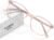 Madison Avenue Blue Light Blocking Glasses Anti Eyestrain UV Glare Blue Light Glasses for Women TV Phone Computer Gaming Eyeglasses Liberty (Crystal Brown)