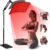 INTEO Red Light Therapy for Body and Face, 2-in-1 Red Light Therapy with Detachable Design, Infrared Light Therapy Lamp 660nm 850nm for Body at Home with Protective Glasses, Elastic Strap