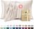 Bedsure Satin Pillowcases, Similar to Silk Pillow Cases Queen Size Set of 2, Cooling Pillow Case for Sleeping Women with Envelope Closure, Gifts for Women Men, Beige, 20×30 Inches, 2pcs