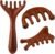 ProSuites 3 Pack Scalp Massager Hair Growth,Wooden Gua Sha Head Massage Tool for Hair Growth, Soothing and Relaxing
