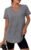 XIEERDUO Womens Workout Tops Short Sleeve Shirts Sun Protection UPF 50+ Quick Dry Outfits for Hiking Running V Neck S-3XL