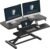 FLEXISPOT Standing Desk Converter 40″ Large Desk Riser, Spacious Desktop Riser Sit Stand Computer Workstation with Wide Keyboard Tray, Ergonomic Height Adjustable Stand Up Desk Converter, Black
