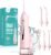 COSLUS Water Dental Flosser Teeth Pick C20: ADA Accepted, Portable Cordless Oral Irrigator 300ML Rechargeable Travel Irrigation Cleaner IPX7 Waterproof Electric Flossing Machine for Teeth, Pink