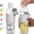 Copco Hydra 16.9 oz Water Bottle, Set of 2 – Leak Proof, BPA Free Tritan, Dishwasher Safe, Twist-Open Body for Ice & Easy Cleaning, Non-Slip Silicone Grip, Ideal for Gym & Office (Gray)
