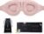 MZOO Luxury Sleep Eye Mask for Side Sleeper Men Women, Zero Eye Pressure 3D Sleeping Mask, Light Blocking Patented Design Night Blindfold, Soft Eye Shade Cover for Travel, Pink