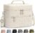 Capolo Lunch Box for Women Men Adults,Insulated Lunch Bag Leakproof Lunch Cooler Box with Removable Strap Cute Lunch Tote Bags Reusable Thermal Lunchbox for School Work Picnic(Small,Beige)