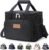 Lifewit Medium Lunch Bag, Insulated Lunch Box, Soft Cooler Cooling Tote for Adult Men Women, Black 12-Can (9L)