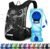 Mothybot Hydration Pack, Insulated Hydration Backpack with 2L BPA Free Water Bladder and Storage, Hiking Backpack for Men, Women, Kids for Running, Cycling, Camping – Keep Liquid Cool up to 5 Hours