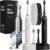 Aquasonic Duo – Dual Handle Ultra Whitening 40,000 VPM Wireless Charging Electric ToothBrushes – 3 Modes with Smart Timers – 10 Dupont Brush Heads & 2 Travel Cases Included