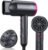ANNE BETTY Ionic Hair Dryer with Diffuser, Powerful 1800W Blow Dryer for Women & Men, Fast-Drying Hair Dryer with Nozzle for Home, Salon, Travel