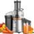 GDOR 1200W Juicer, 3.2″ Wide Chute, Titanium-Enhanced Blade, Heavy-Duty Copper Motor, Dual Speed Centrifugal Juice Extractor, BPA-Free, Silver