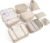 LANSKLBD 8 Set Packing Cubes for Suitcases Travel Luggage Packing Organizers,Travel Accessories Essentials Luggage Organizer with Shoe/Tioletry/Laundry Bag
