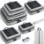 Compression Packing Cubes for Travel, Lightweight Vacation Travel Essentials, Travel Accessories for Suitcase Organizer Bags Set, Durable Luggage Organizer