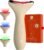 REVO Genie Facial Massager for Face and Neck, LED Beauty Device with Heat and Vibration, Depuffing Sculpting Tool with Red Blue Green Light Modes for Skincare Routine