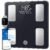 GE Smart Scale for Body Weight: BMI Body Fat Digital Bathroom Scales, 13 Body Composition Monitor Health Analyzer for Home Gym, Bluetooth App Sync, Accurate 400lb Weighing, Black 11inch
