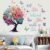 Inspirational Quotes Wall Art – ‘She Believed She Could So She Did’ Tree & Butterfly Decal Stickers for Women & Girls Bedroom & Living Room Decor