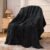 Sivio Weighted Blanket for Adult, 15 lbs Sherpa Heavy Throw with Fleece Reversible, Queen Size, Weighted Blanket for Men and Women Deep Sleeping, 60 x 80Inches Dual Sided Black